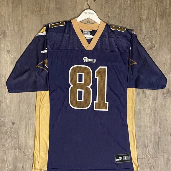 vintage 90s Puma St. Louis Rams Az-Zahir Hakim rare size large - Picture 4 of 7